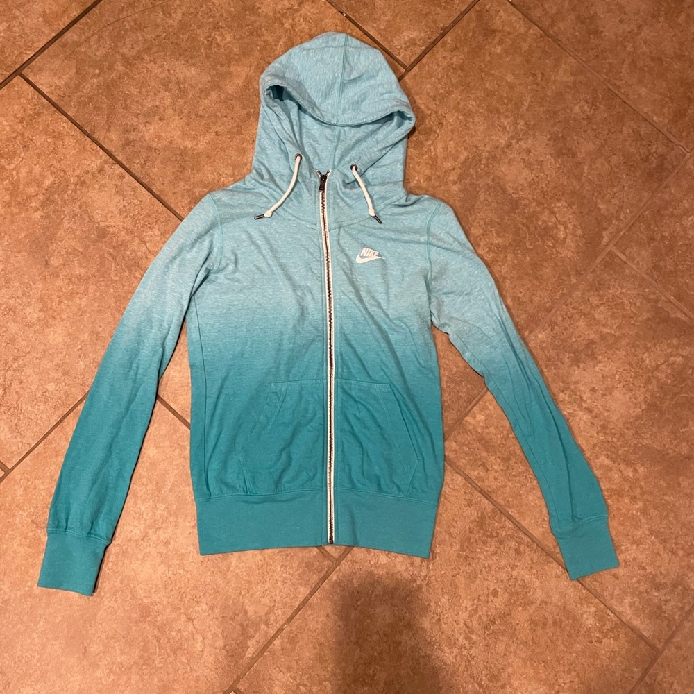 NEW Nike ombré blue hooded jacket - Picture 3 of 6